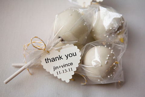 Edible Wedding Favor - cake pops