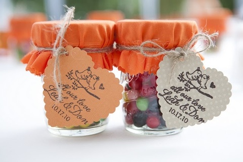 Edible Wedding Favors - Jar of Candy