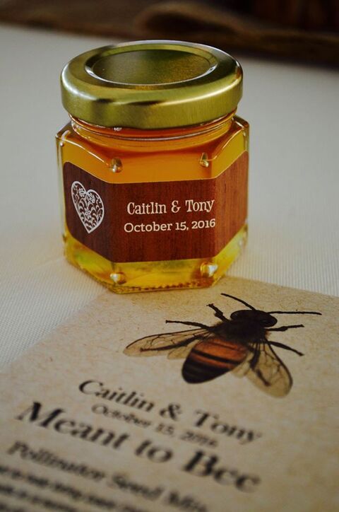 Edible Wedding Favors - honey