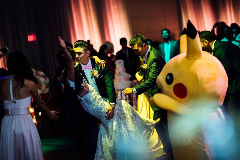 Wedding Feature - Entertainment filled wedding Pikachu