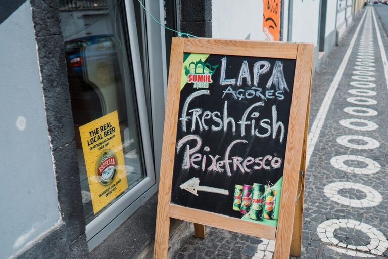 Azores Fish Destination Wedding Food