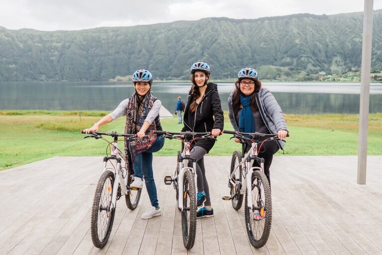 Biking in the azores