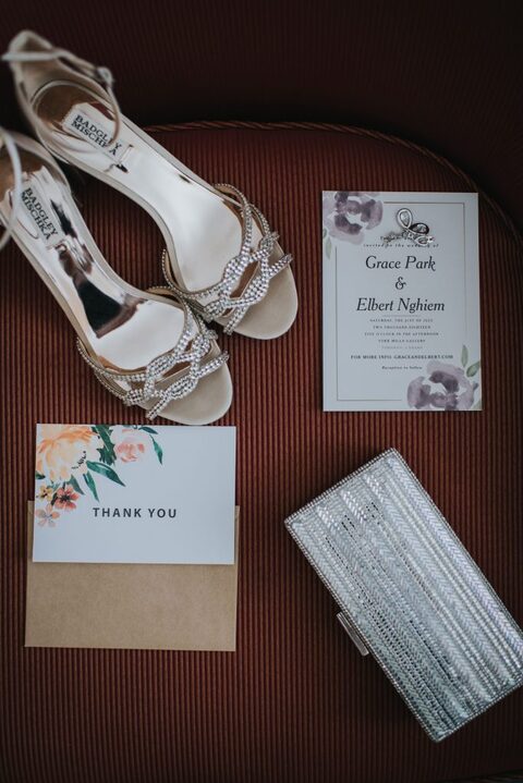 Details - invite thank you shoes