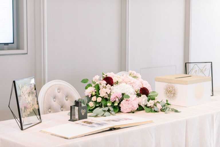 Reception Welcome Table