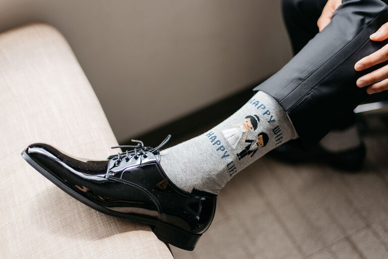 Customized Wedding Socks